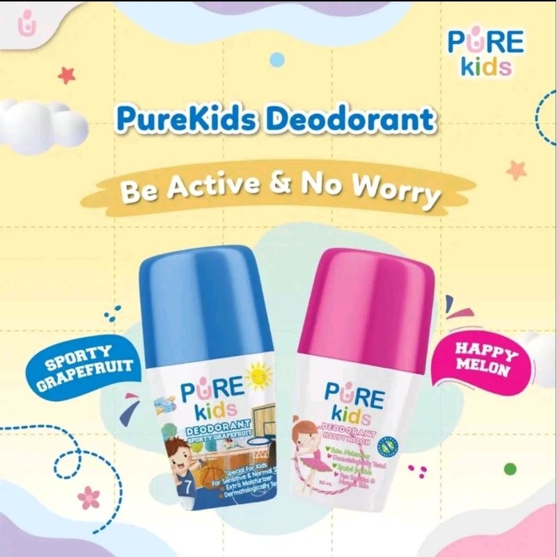 PureKids Deodorant Cegah Bau Badan Anak