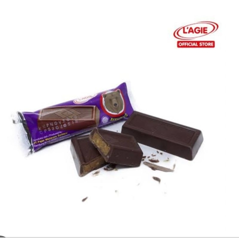 

L'Agie Beruang Cokelat Nougat 27 gram / Lagie