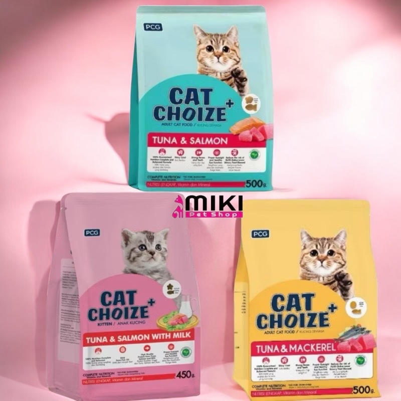Cat Choize Plus Dry Food | Adult Tuna Salmon / Adult Tuna Mackerel / Kitten Tuna Salmon