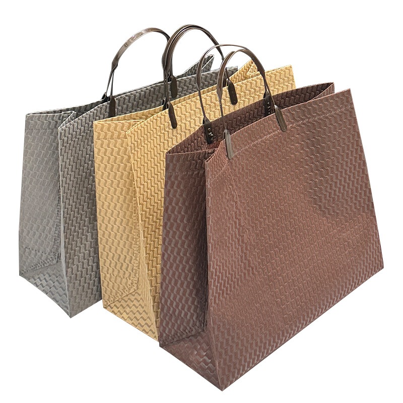 

Paper Bag Mika Elastis Premium Polos Abu Tas Kantong Hadiah Gift Bag Premium Sovenir