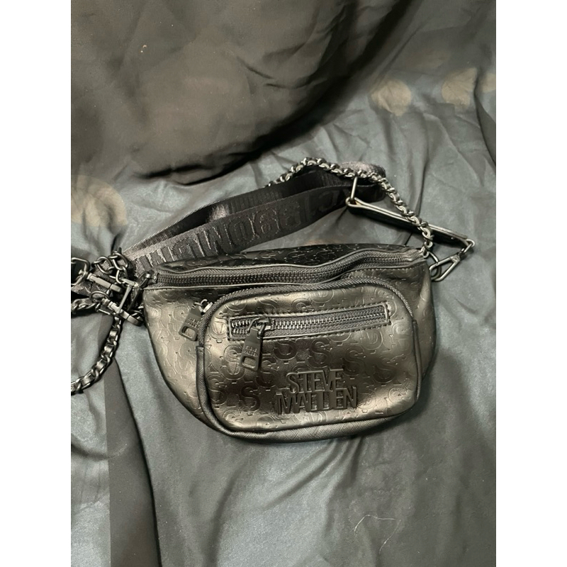 (Preloved) STEVE MADDEN Black Bum Bag