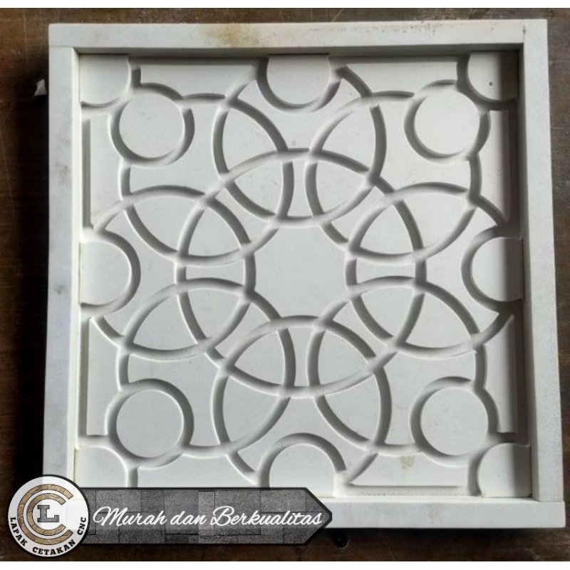 Cetakan Masif GRC CNC Model Ornamen Panel Dinding bahan Spons Eva ukuran Variasi