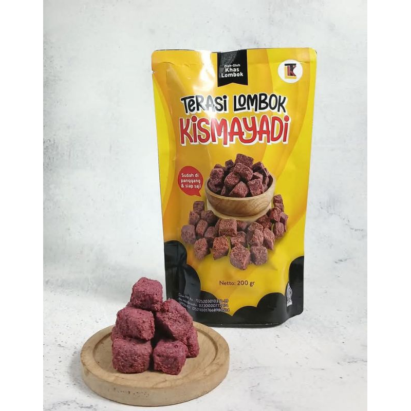 

Terasi Lombok panggang dadu