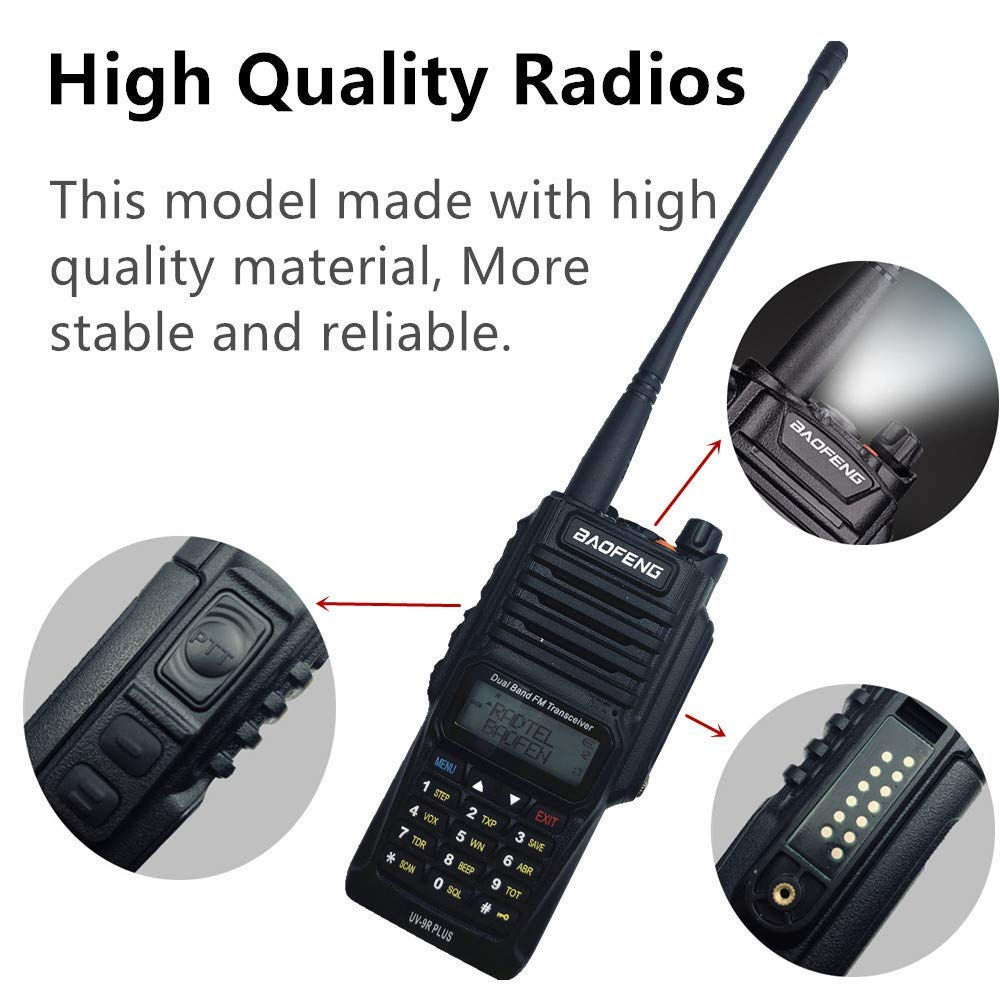 Banana Sport Baofeng Uv9R Plus Ht Walkie Talkie15 Watt Uv 9R Uv-9R Dualband Vhf Uhf Radio Komunikasi