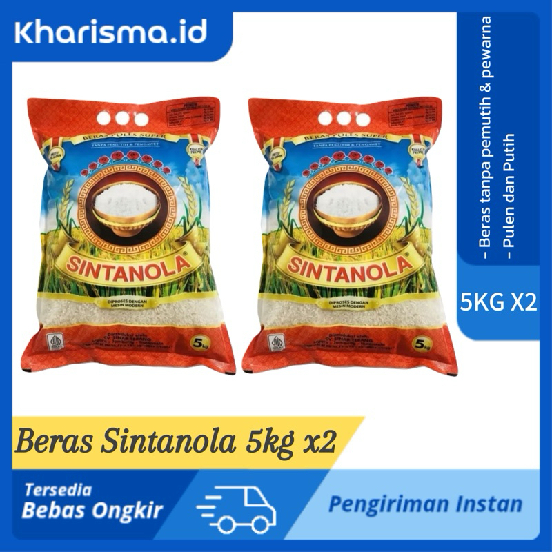 

Beras Sintanola 5KG (2x) Paket hemat