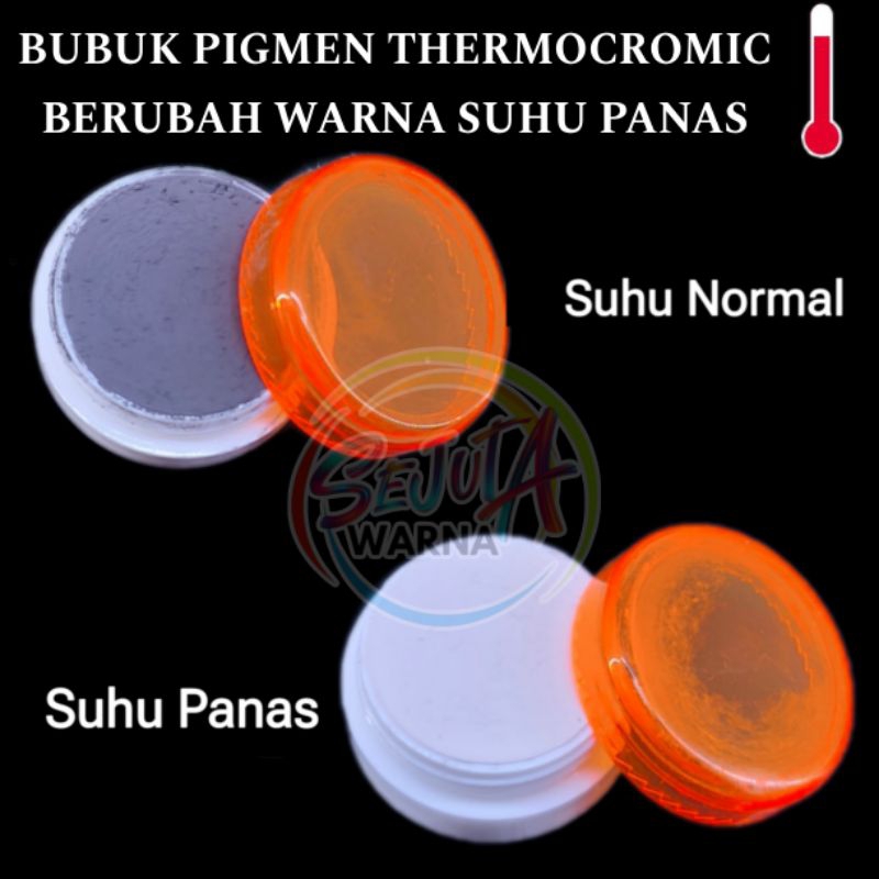 

BUBUK PIGMEN POWDER THERMOCROMIC BERUBAH WARNA SUHU PANAS 1GR