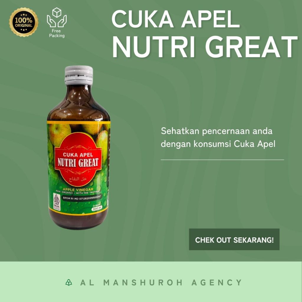 

CUKA APEL NUTRI GREAT 300 ML
