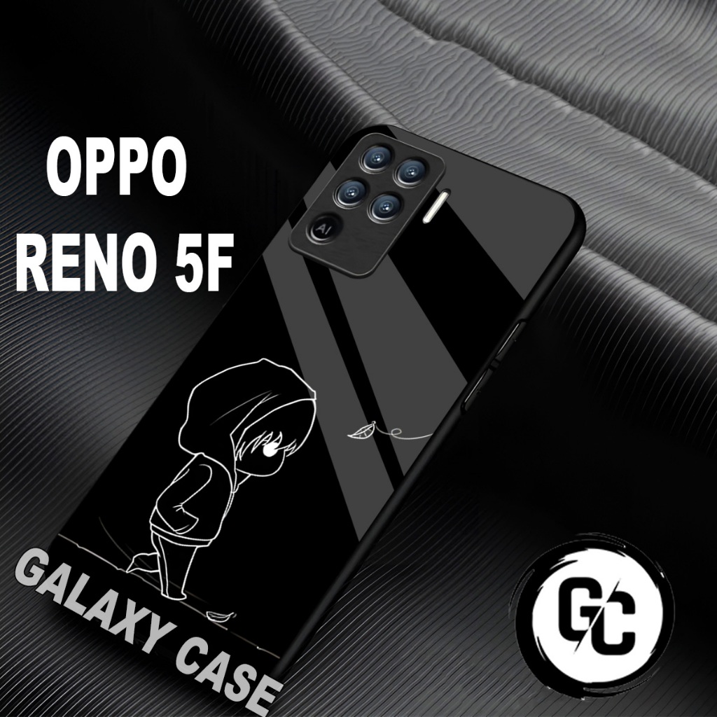 Case Hp OPPO RENO 5F/GC32/motif gambar Aesthetic/casing RENO 5F/kesing/case/softcase/glossy/glitter