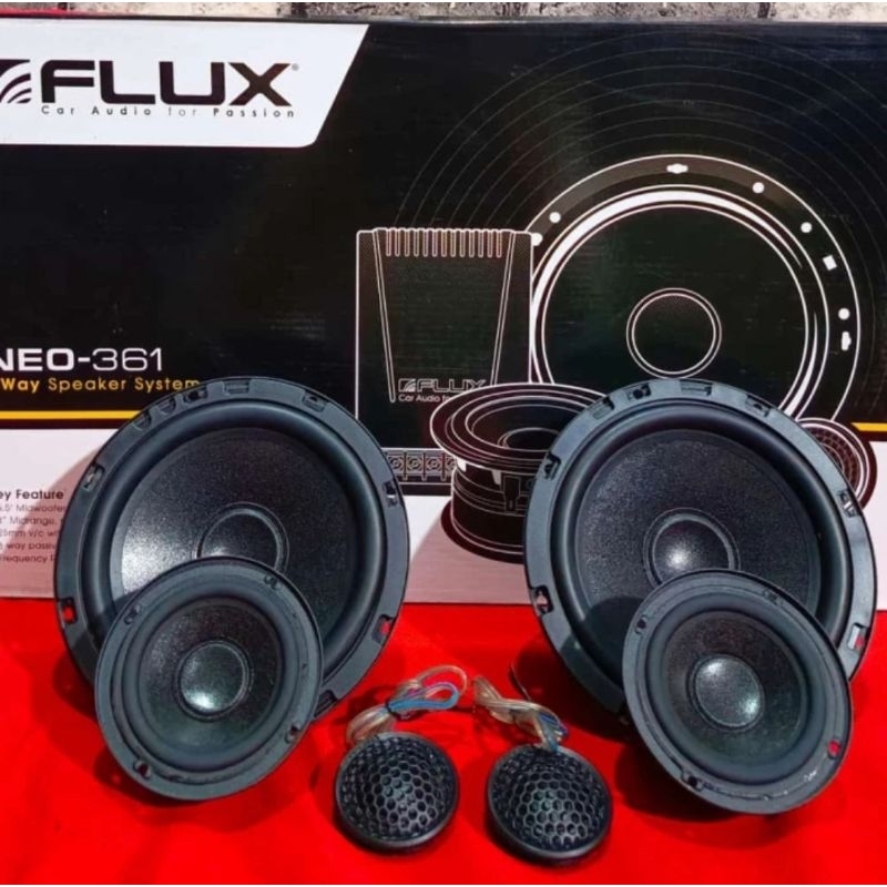 Split 3 Way Flux Neo-361 - 3Way Speakers System Component Flux Neo 361