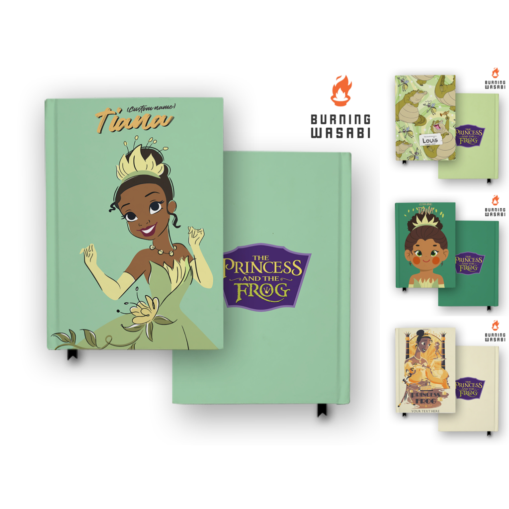 

Notebook Princess The Frog Tiana Buku Tulis Gift Custom Nama Diary Jurnal Burning Wasabi Hardcover