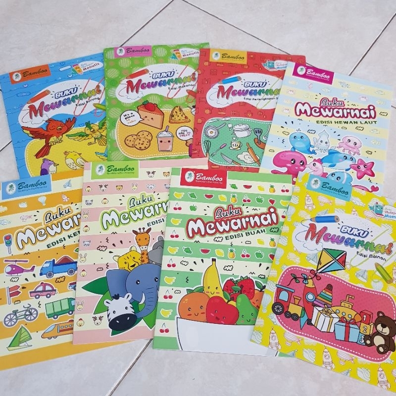 

Buku mewarnai anak folio