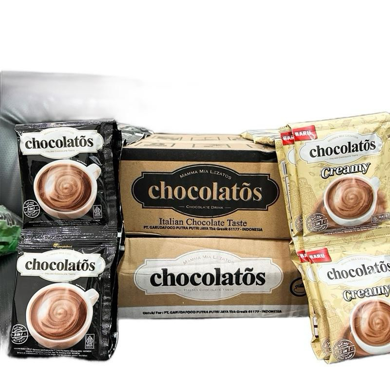 

CHOCOLATOS DRINK 1 KARTON ISI 80PCS Coklat Creamy Minuman