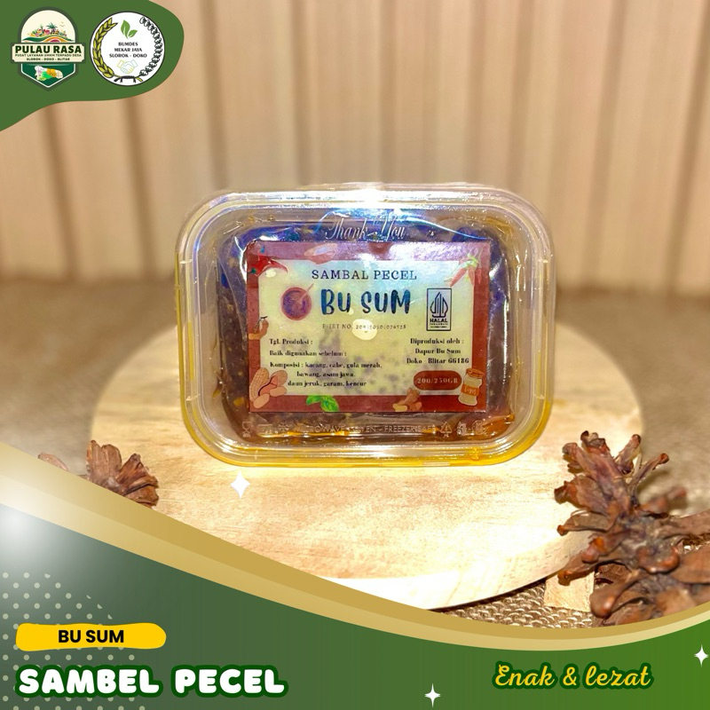

SAMBEL PECEL (BU SUM) | KEMASAN 200gr - 1kg