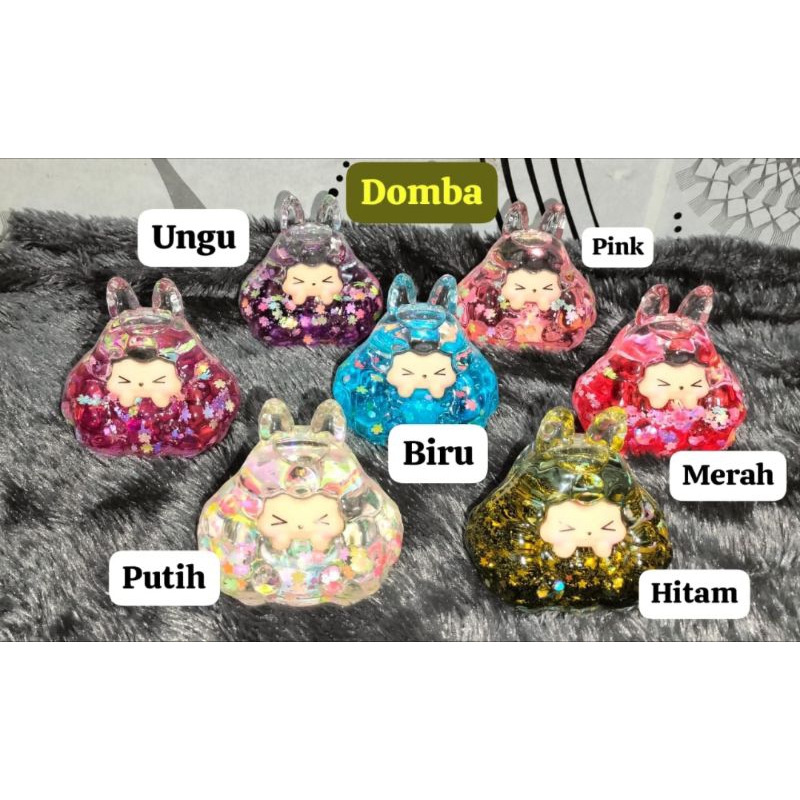 pajangan domba GID glitter jumbo