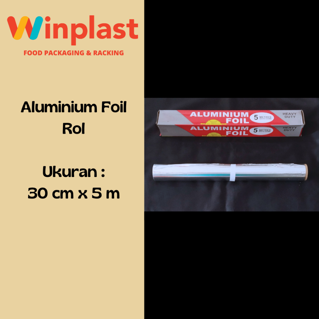 Aluminium Foil Roll / Aluminium Foil Untuk Makanan / Aluminium Foil
