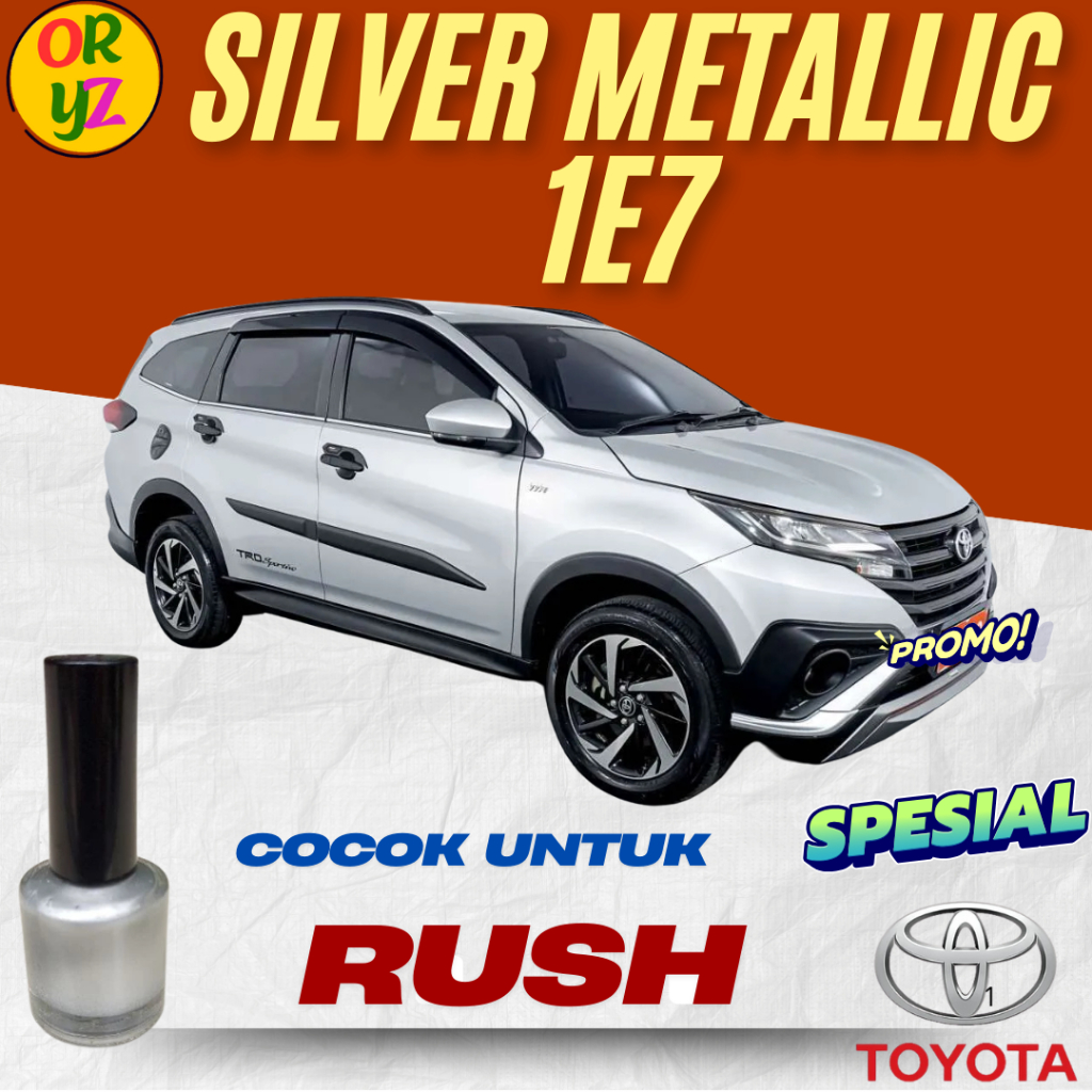 Cat Oles Silver Metallic 1E7 Toyota Avanza Agya Rush Calya Etios