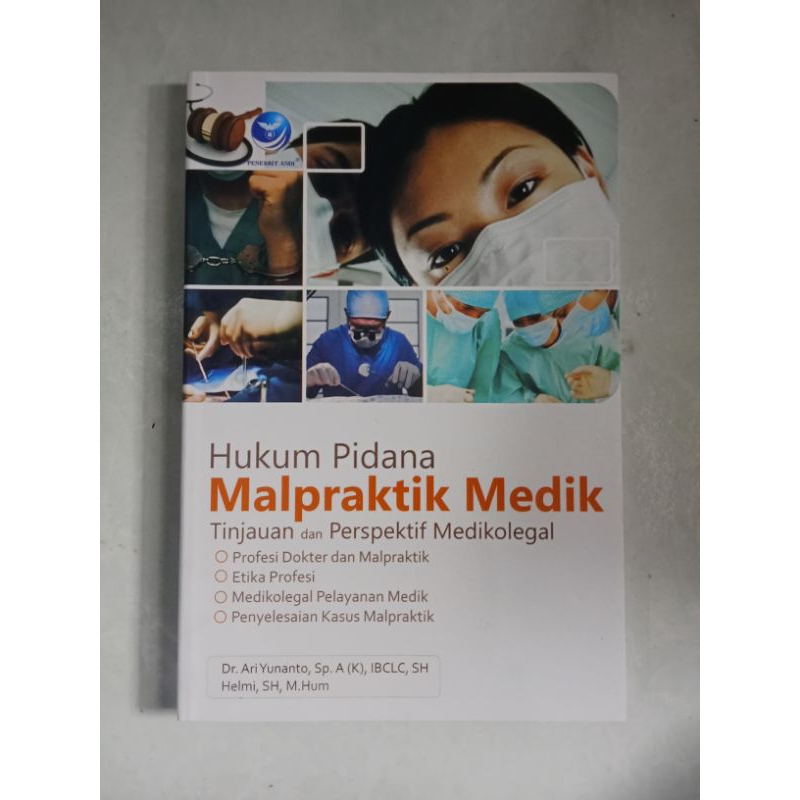Buku Hukum Pidana Malpraktik Medik Tinjauan dan Perspektif Medikolega ORIGINAL