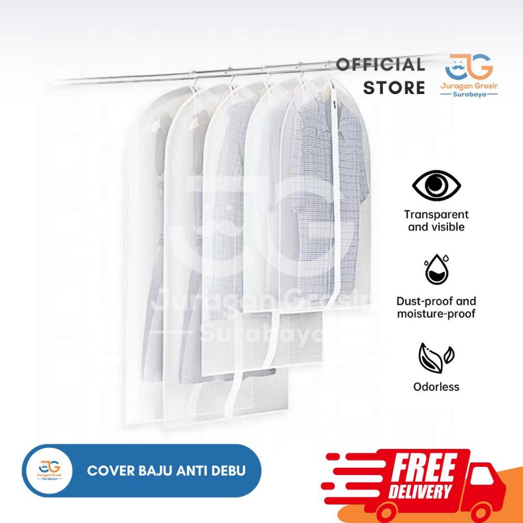 Plastik Baju / Plastik Baju Gantung Premium Tebal Anti Debu Cover Baju Gantung