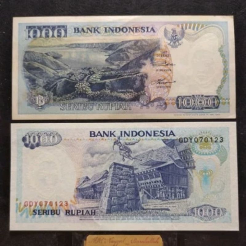 Uang Indonesia Kuno Pecahan 1.000 Rupiah Lama