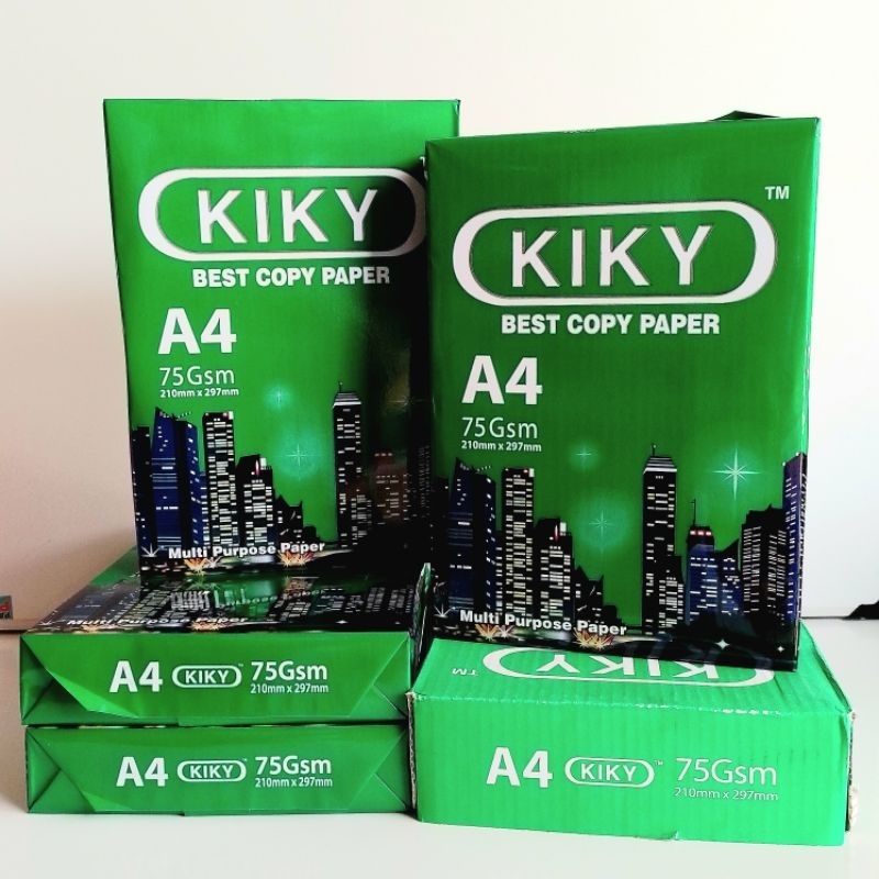 

Kertas Hvs A4 Kiky 75gr ( Rim 500 Lembar ) [ Original ]