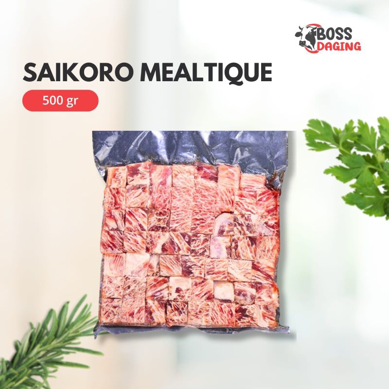 

Saikoro Meltique Premium Wagyu Cube 2x2 AUS 500g - Boss Daging