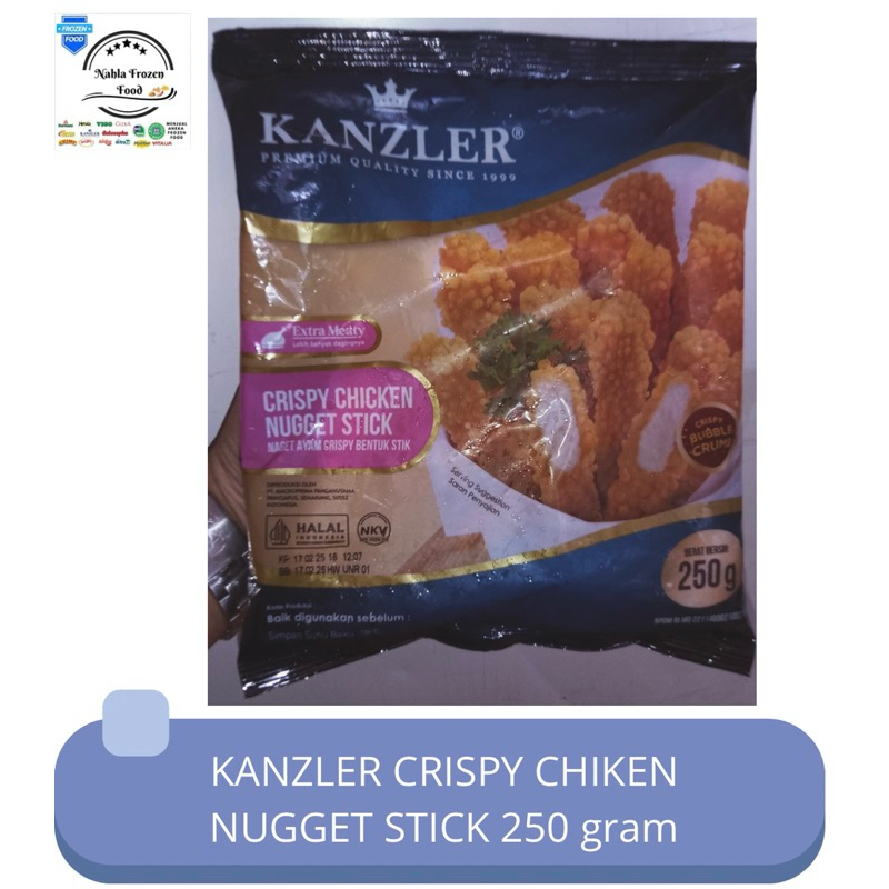 

Kanzler Crispy Chiken Nugget Stick 250 gram