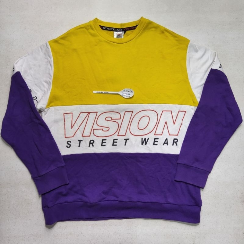 VISION STREET WEAR  crewneck size X1 fit ke XL