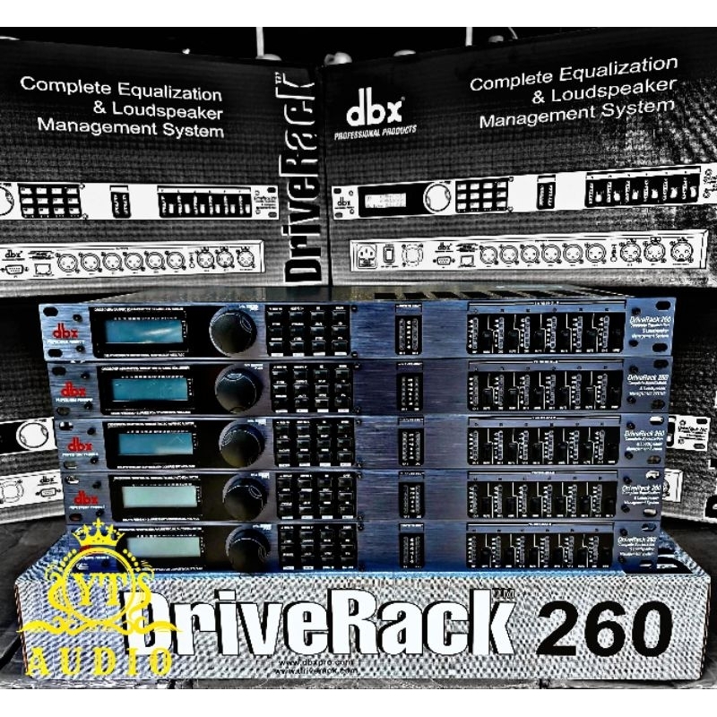 MANAGEMENT DBX 260 DLMS DRIVERACK DBX 260 GRADE A DELLAY FUNGSI Ready Stok