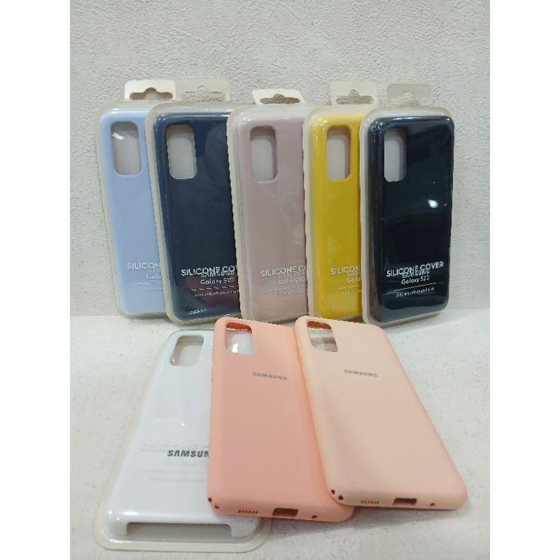 Samsung s20/s20 plus|Silicone Case Full cover Soft case
