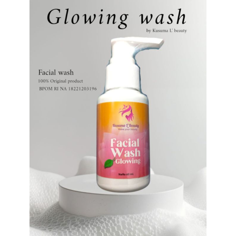 Facial wash kusuma L'beauty