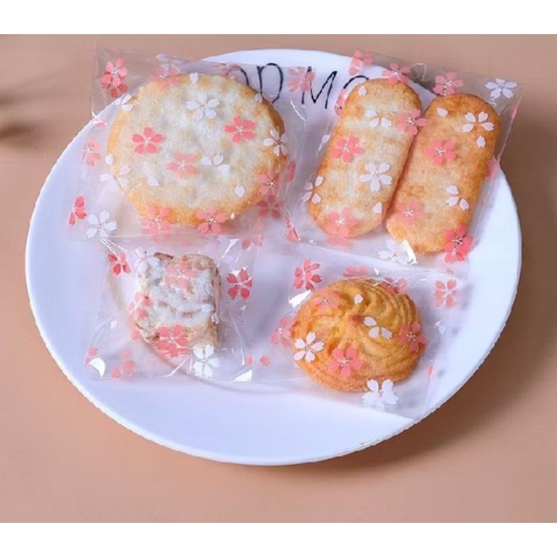 

Plastik lucu, plastik Karakter 10x10cm 3pcs plastik roti plastik estetik