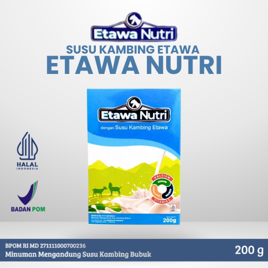 

Nutri Plus Susu Kambing Etawa Bubuk 200gr – Dengan Krimer Rasa Original