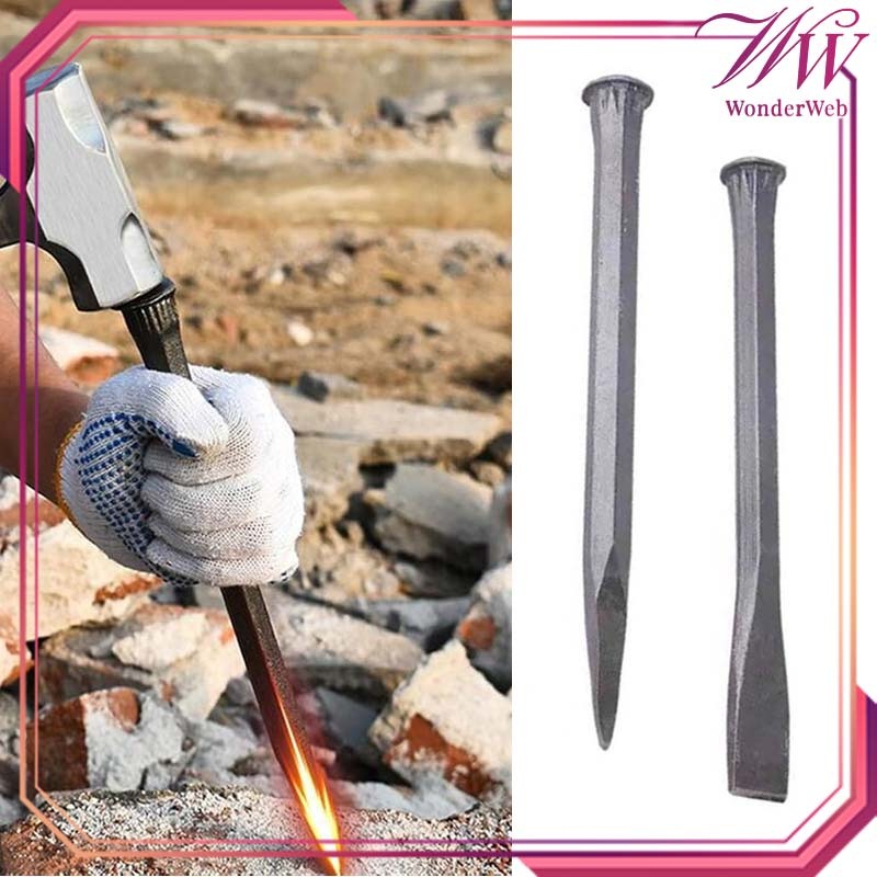 350mm Pahat Beton Topi Baja Betel Topi Pahat Beton Panjang Pahat Batu Beton Pahat Topi Betel Beton B