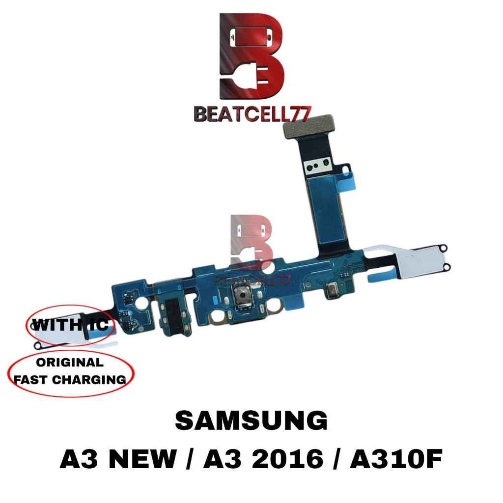 Konektor Charger Samsung A3 New / A3 2016 / A310f Papan Pcb
