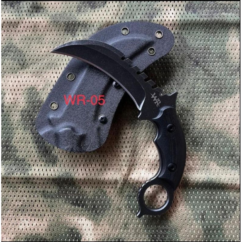 PISAU TACTICAL WR / PISAU CAMPING / PISAU BERBURU