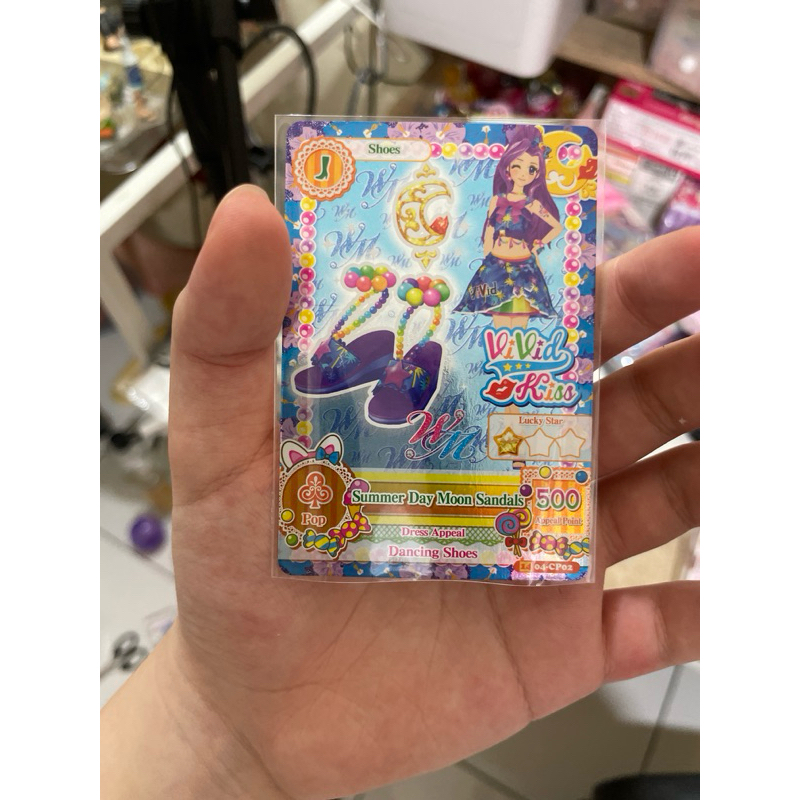 WM MIZUKI SHOES SUMMER DAY MOON AIKATSU CARD