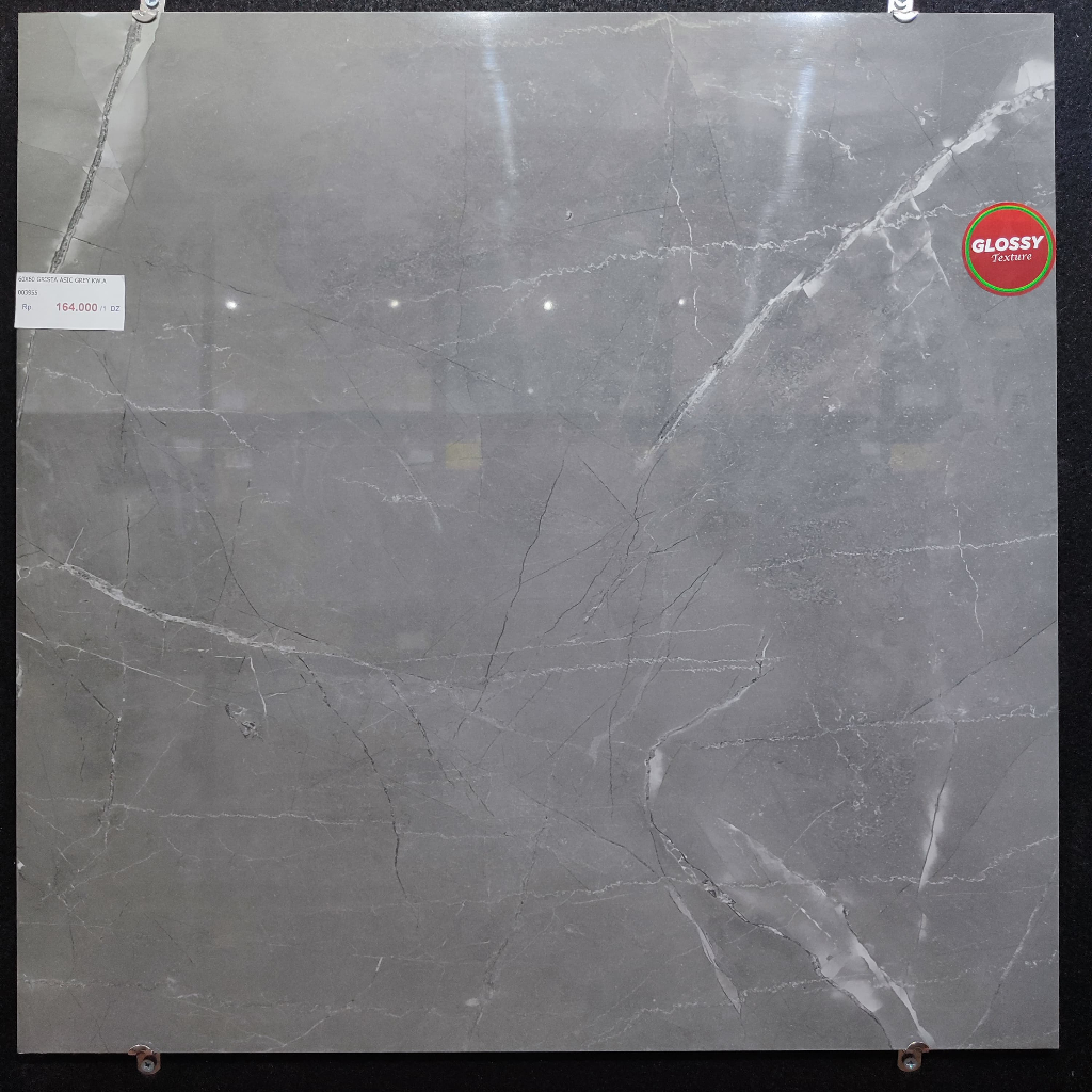 Granit Lantai Halus Glazed Polish 60x60 Grisea Asic Grey - Jepara