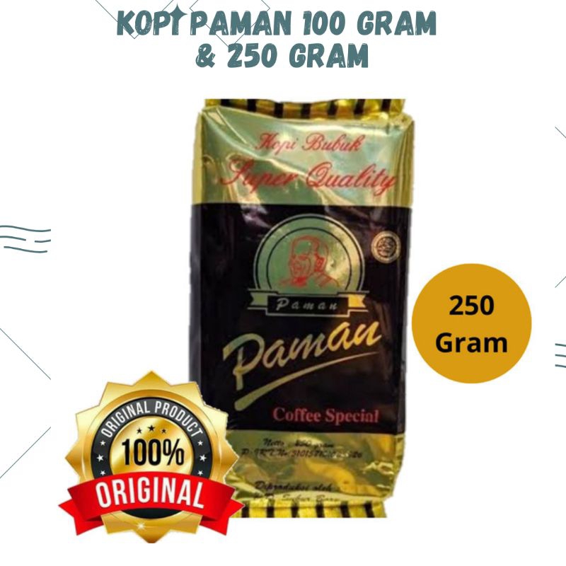 

Kopi Paman Khas Jambi berat 100 gram & 250 gram