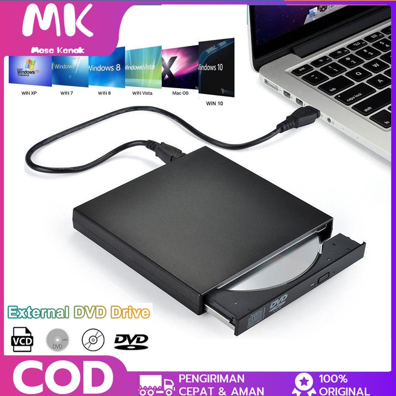 Terlaris Cd Rom Drive External Dvd Komputer Dvd Drive Usb 3.0 Slim Portable Optical Drive Writer