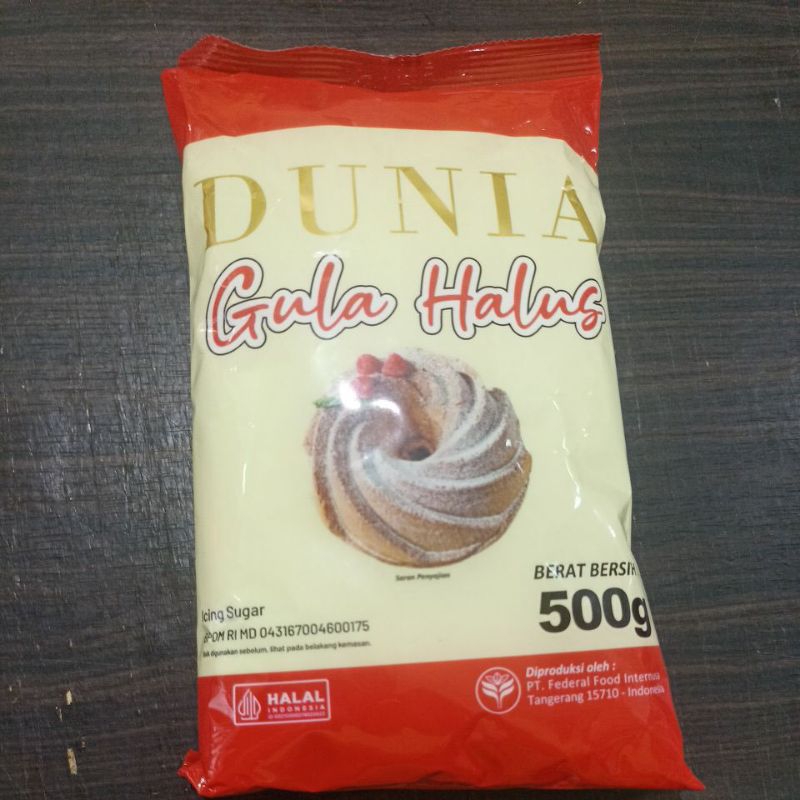 

dunia gula halus kemasan 500gr