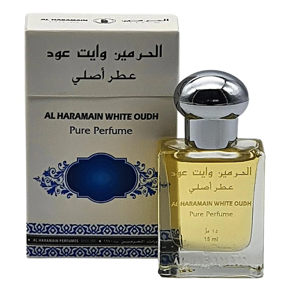 Parfum Al Haramain White Oud Roll on 15ml Original Non Alkohol Haramain