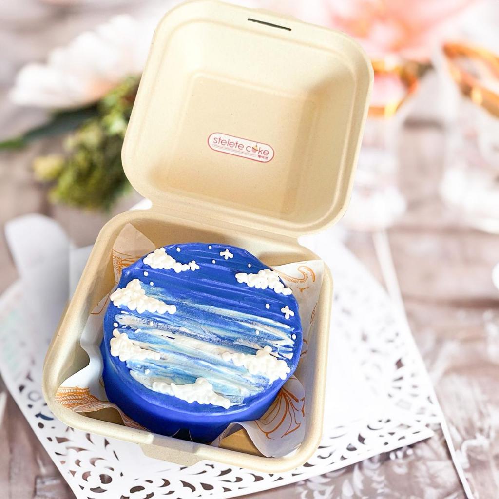 

Korean Mini/Kue Mini Cake/Korean Mini Cake Blue/Kue Mini