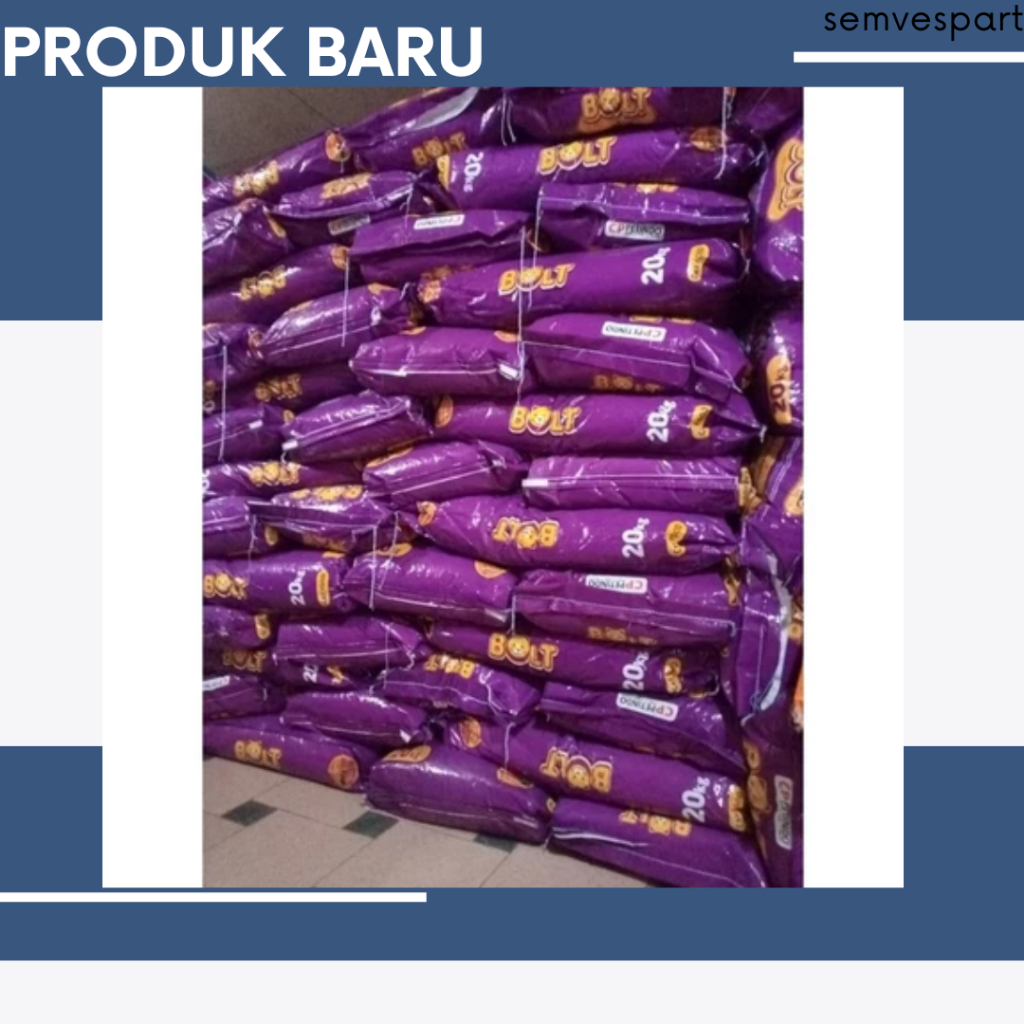 Makanan Kucing Bolt Cat 20kg | Bolt Kucing Makanan Kucing Freshpack