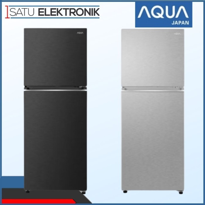 Aqua Kulkas 2 Pintu AQRDTM245 185 Liter Magic Neo Turbo Cooling AQR-DTM245CBP