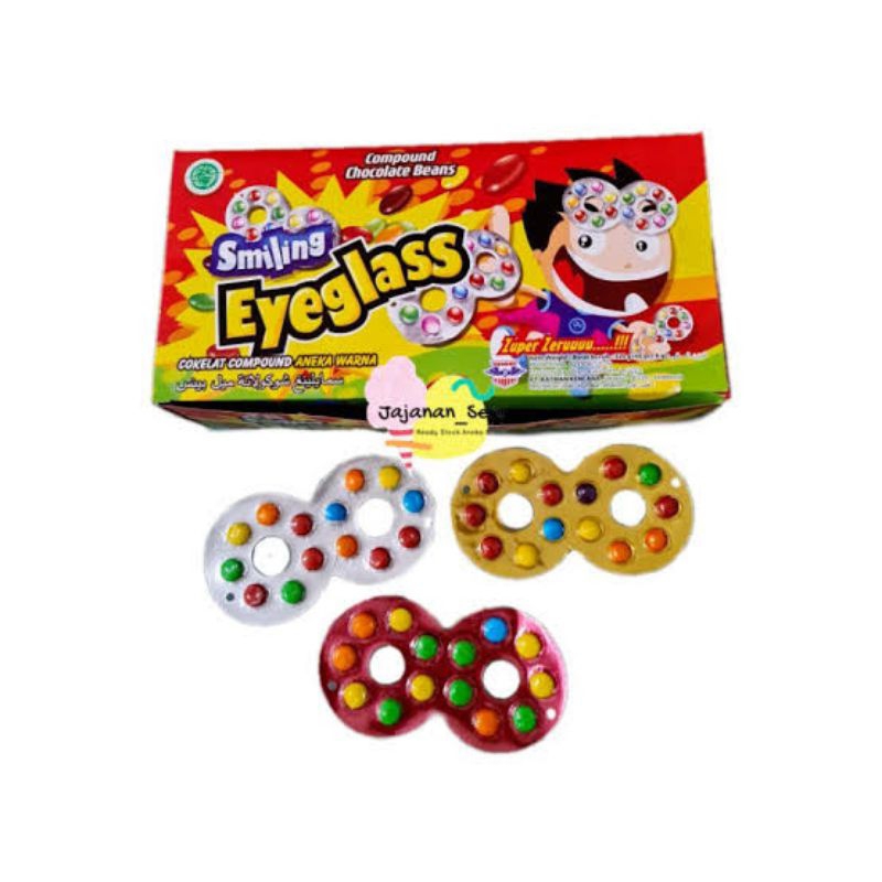 

PERMEN SMILLING EYEGLASS KACAMATA 500 / 1 B0X ISI 40 PCS