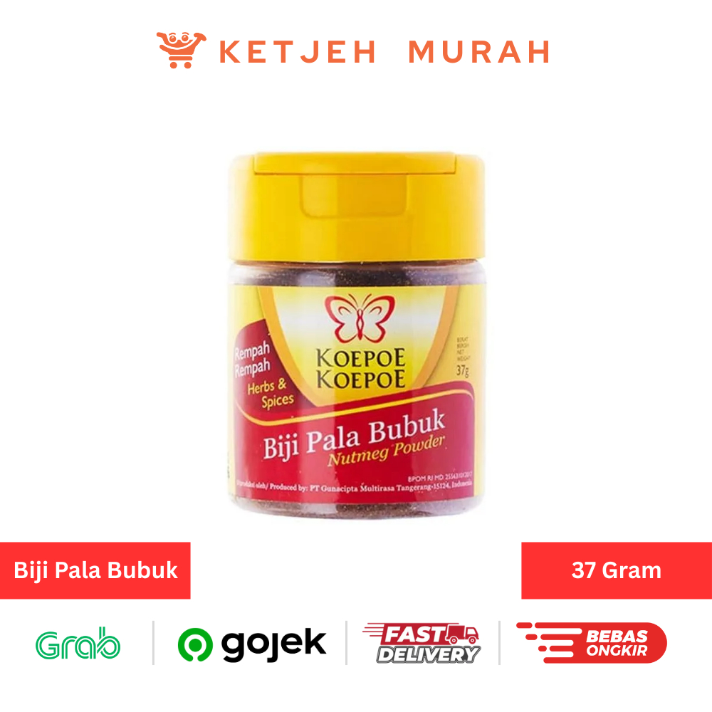 

Koepoe Koepoe Biji Pala Bubuk Nutmeg Powder 37 Gram