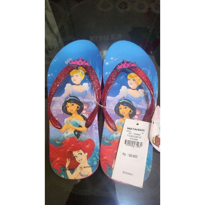 Sandal jepit anak Disney Princess Nevada original