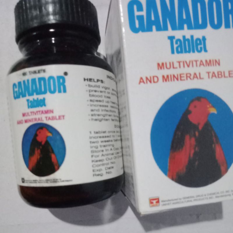 GANADOR TABLET MULTIVITAMIN AND MINERAL AYAM ADUAN