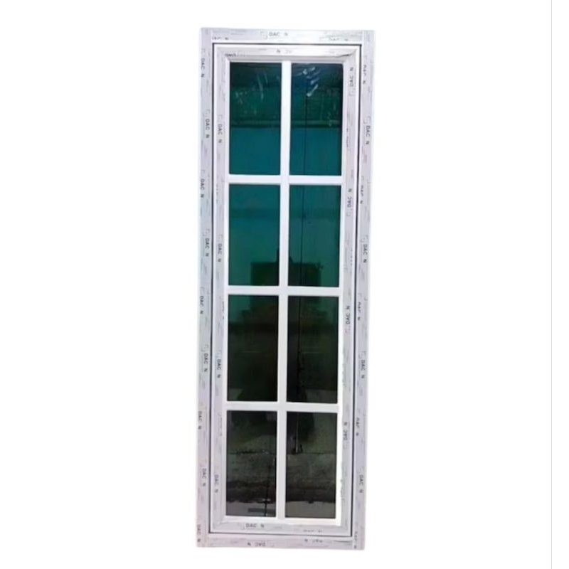 1set kusen jendela Alumunium + ornament UK T170x60cm