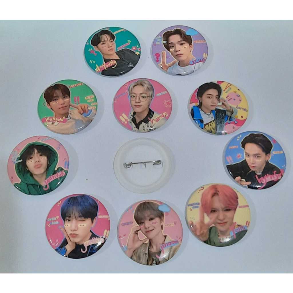 PART-1 PIN BROS TREASURE/Freebies Kpop PIN BROS Treasure/Freebies Treasure Pin peniti diameter 4,4cm